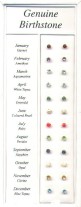 Genuine Birthstone Earrings